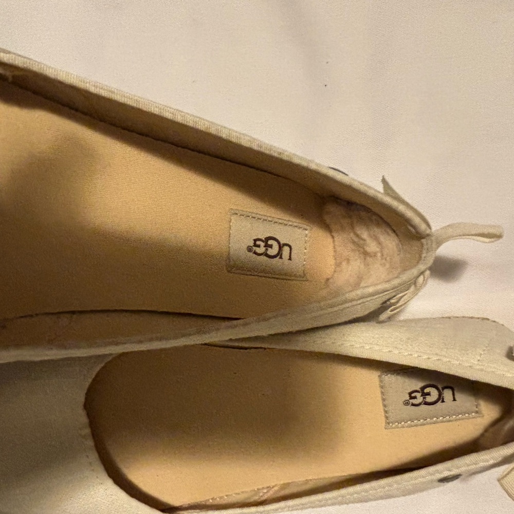 UGG Women's Cream Slippers